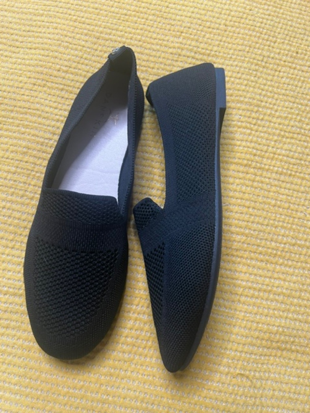 Danskin Black Slip-On Knit Loafers - Picture 3 of 10